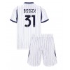 Inter Milan Yann Bisseck #31 Vonkajší Detský futbalový dres 2026-27 Krátky Rukáv (+ trenírky)